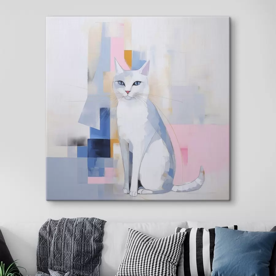 Tablouri Pisica abstractă s45359