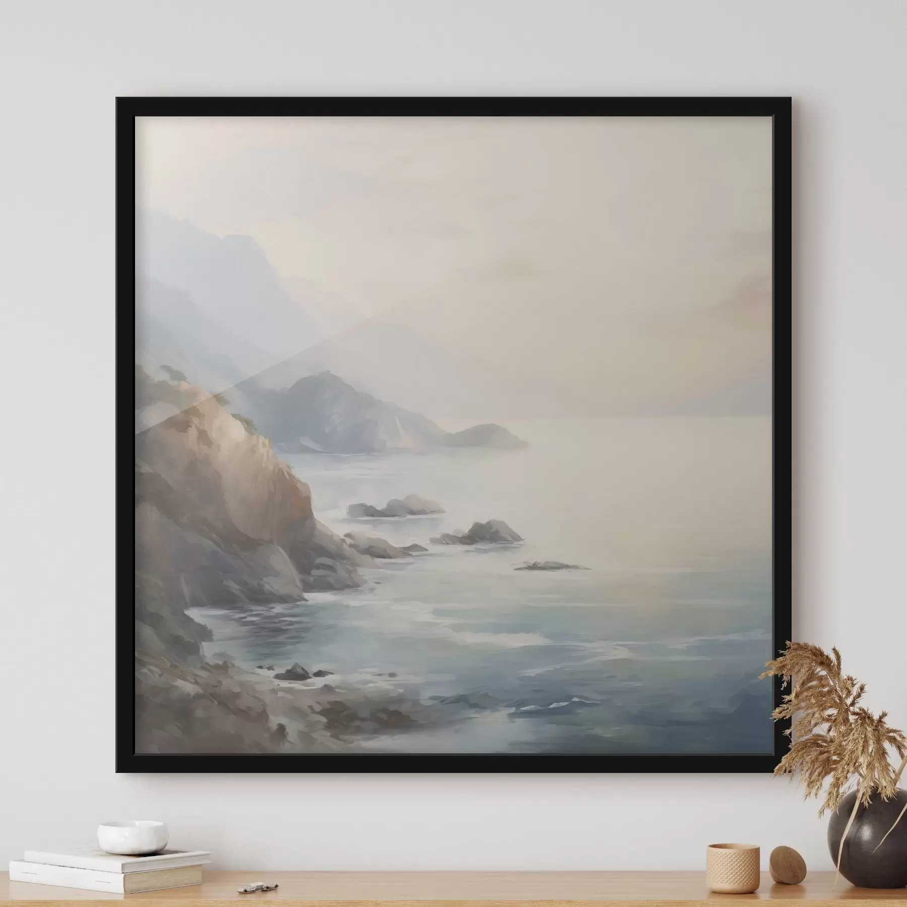 fototapet Lac lângă stânci f45351