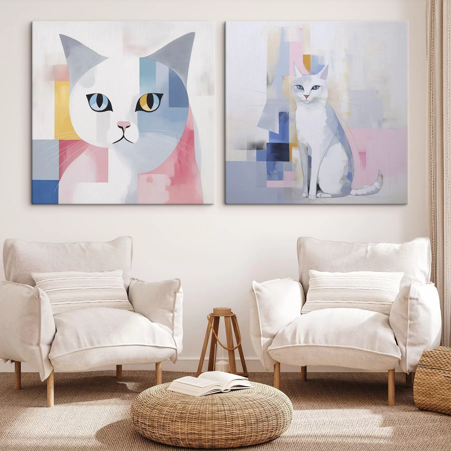 Tablouri Pisica abstractă m00592