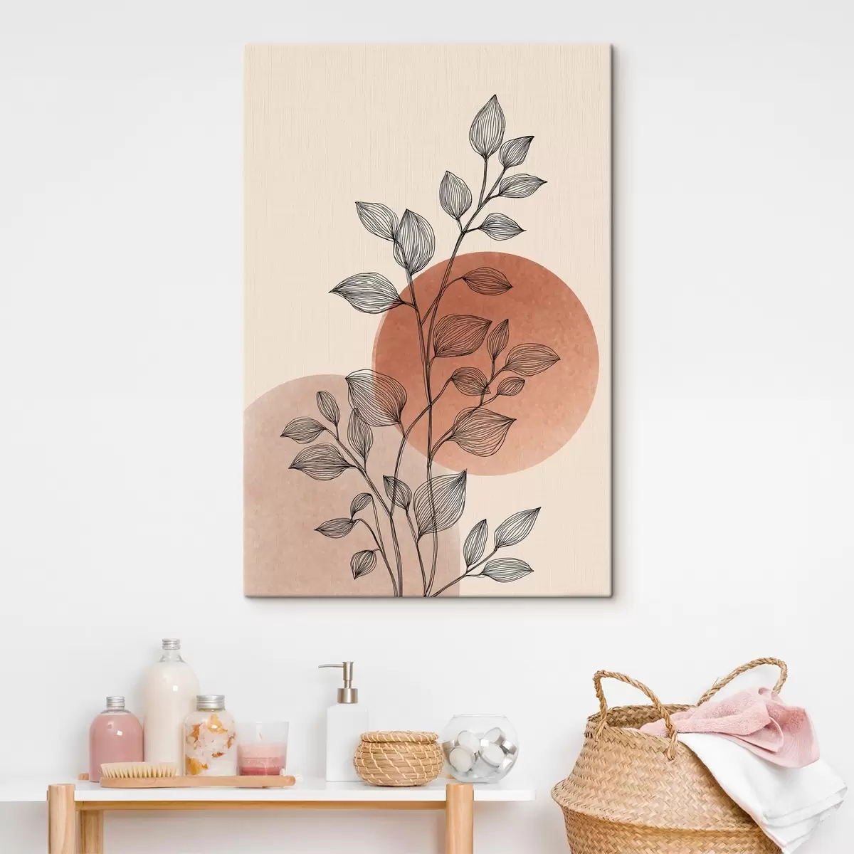 Tablouri Apus de soare și frunze s45391