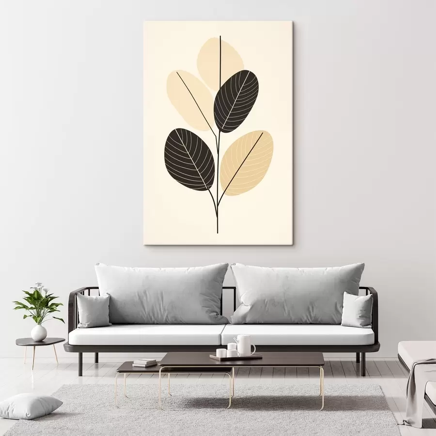 Tablouri Compoziție abstractă cu forme ovale texturate pe un fundal în relief s45402