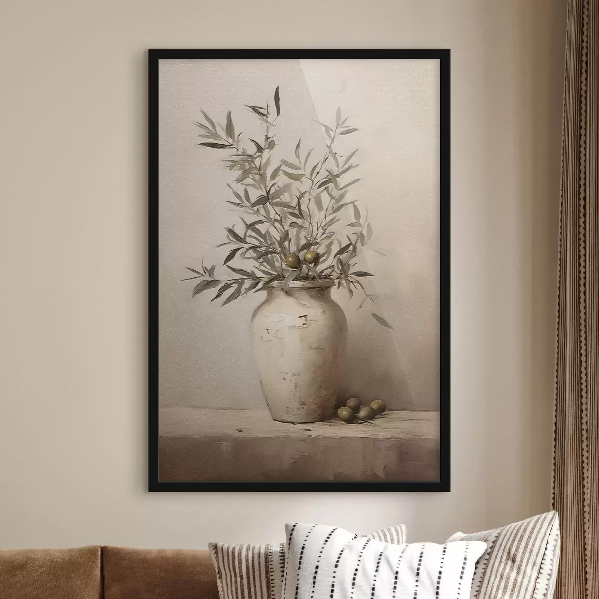 Poster Motive cu frunze într-o vază f45382