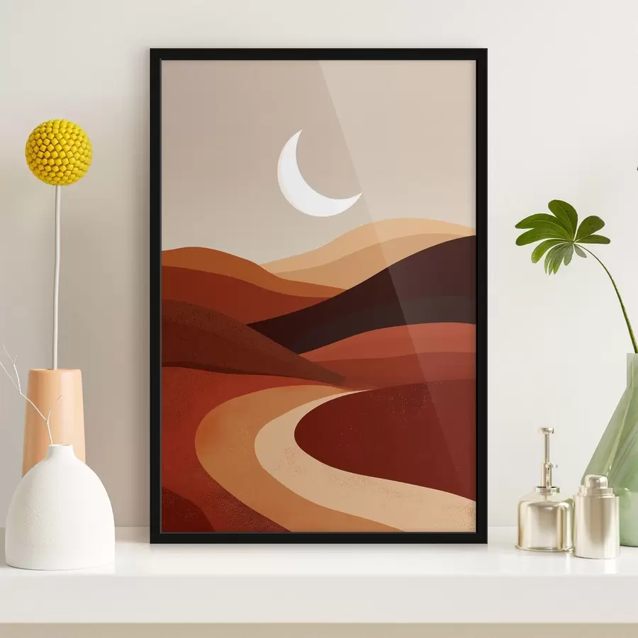 fototapet Soare și munți f45393