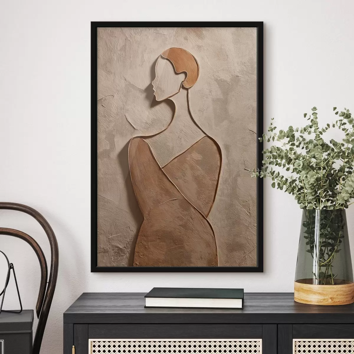 Poster Față feminină abstractă f45396