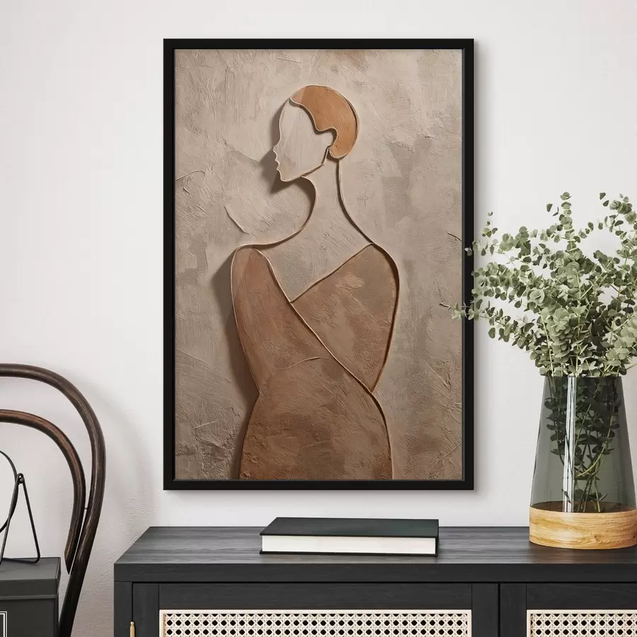 fototapet Față feminină abstractă f45396