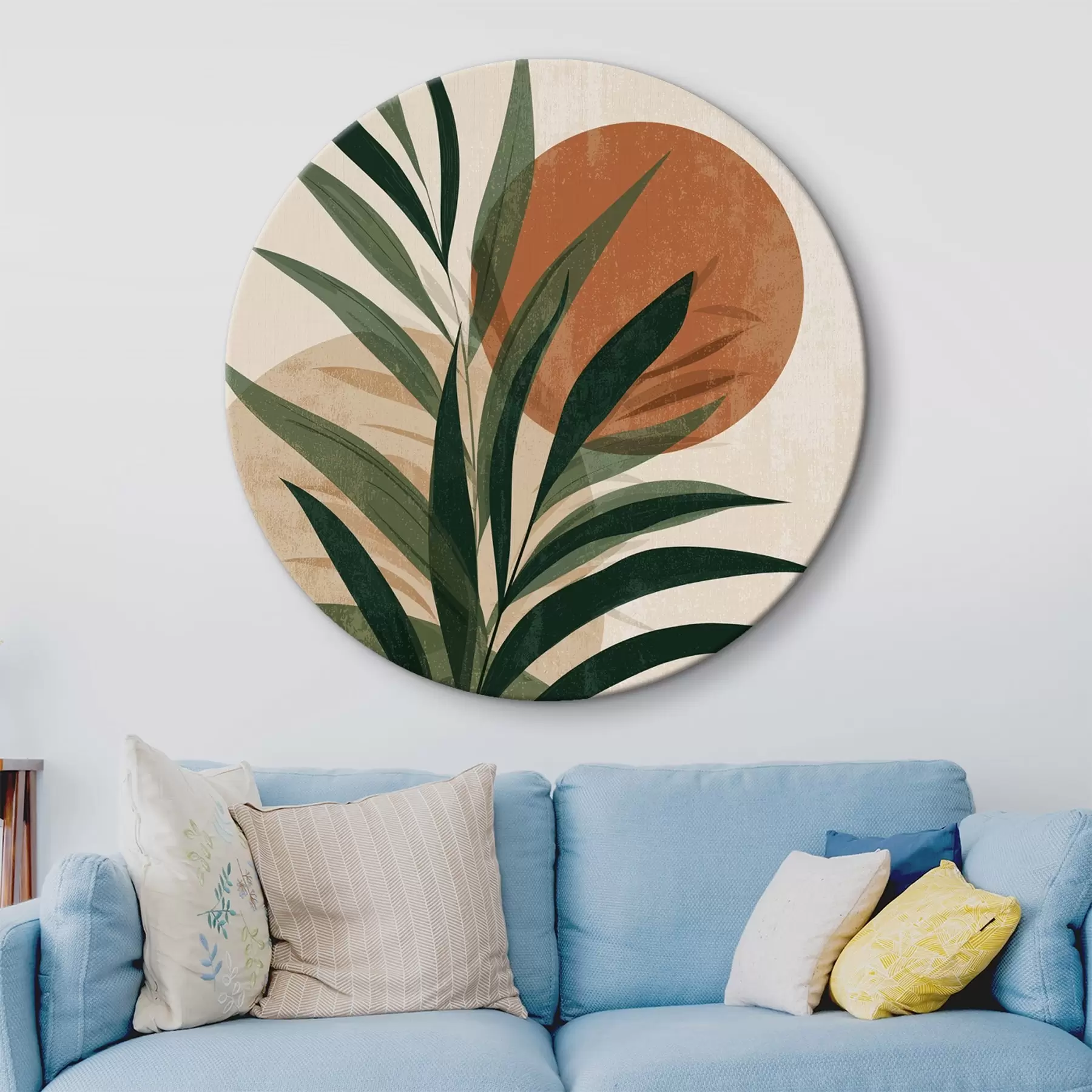 Tablouri Frunze verzi și apus de soare r45394