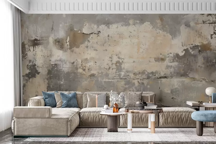 fototapet imitarea unui perete vechi texturat w04311