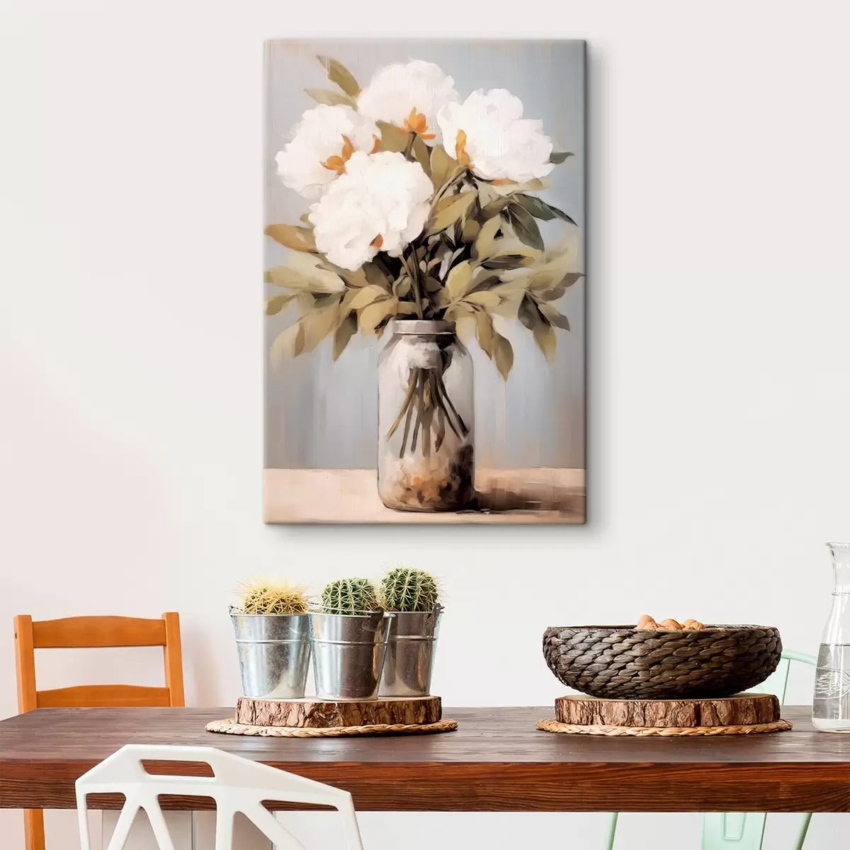 Tablouri Buchet de bujori într-o vază s45422