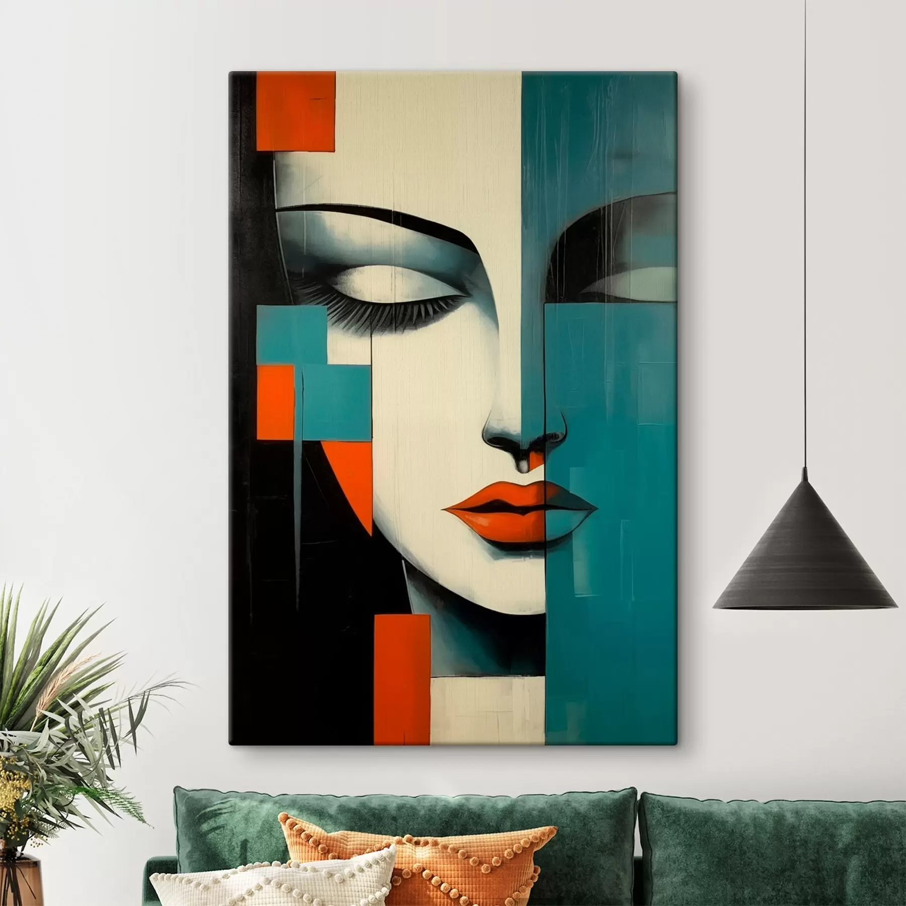 Tablouri Portret feminin abstract s45438