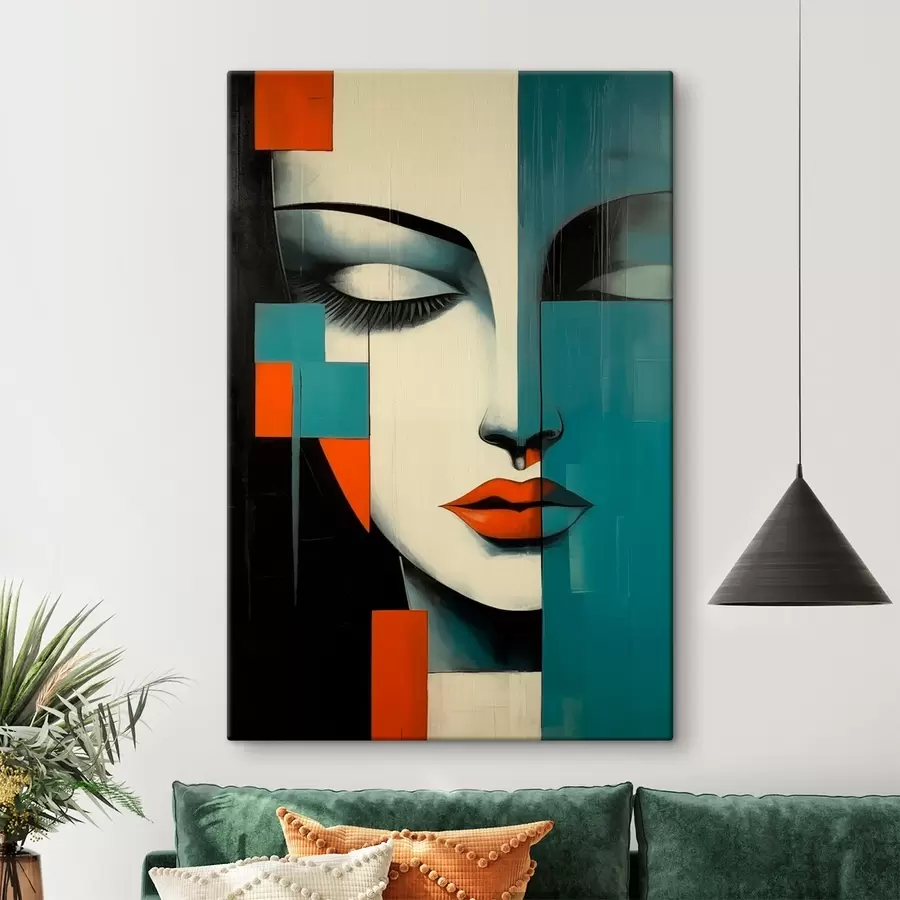 Tablouri Portret feminin abstract s45438