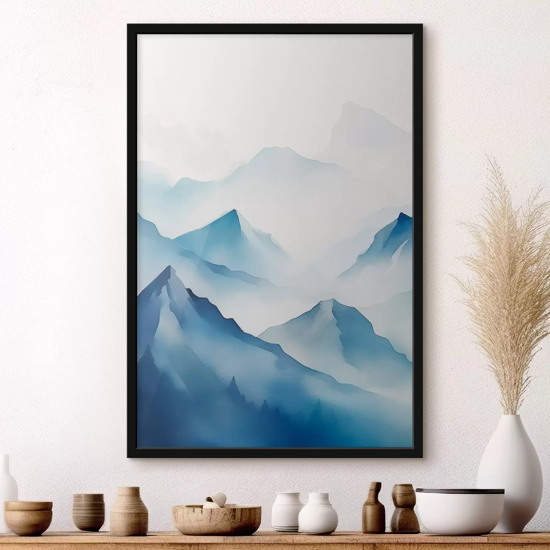 fototapet Munți în ceață f45424