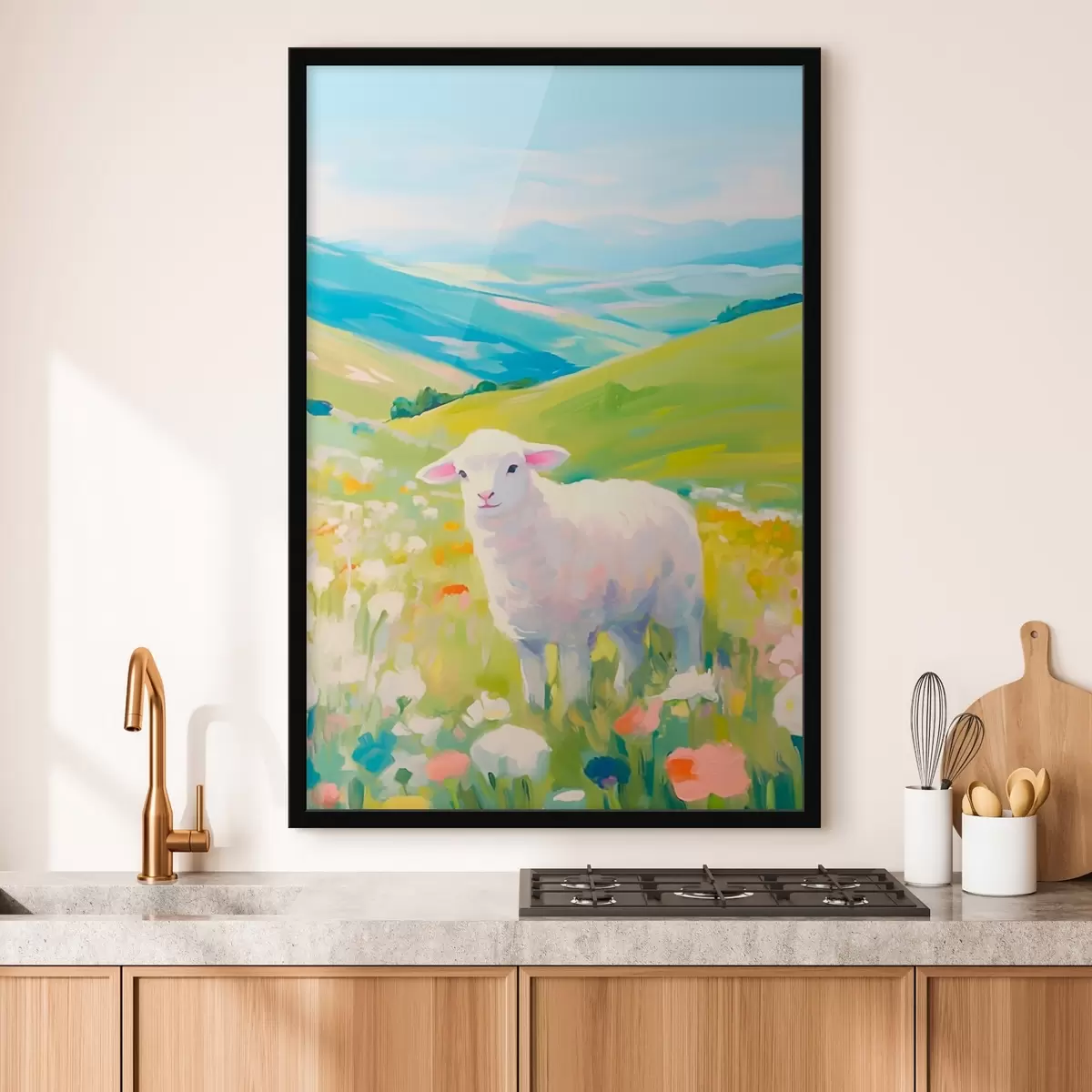 Poster Miel într-un câmp de flori f45426