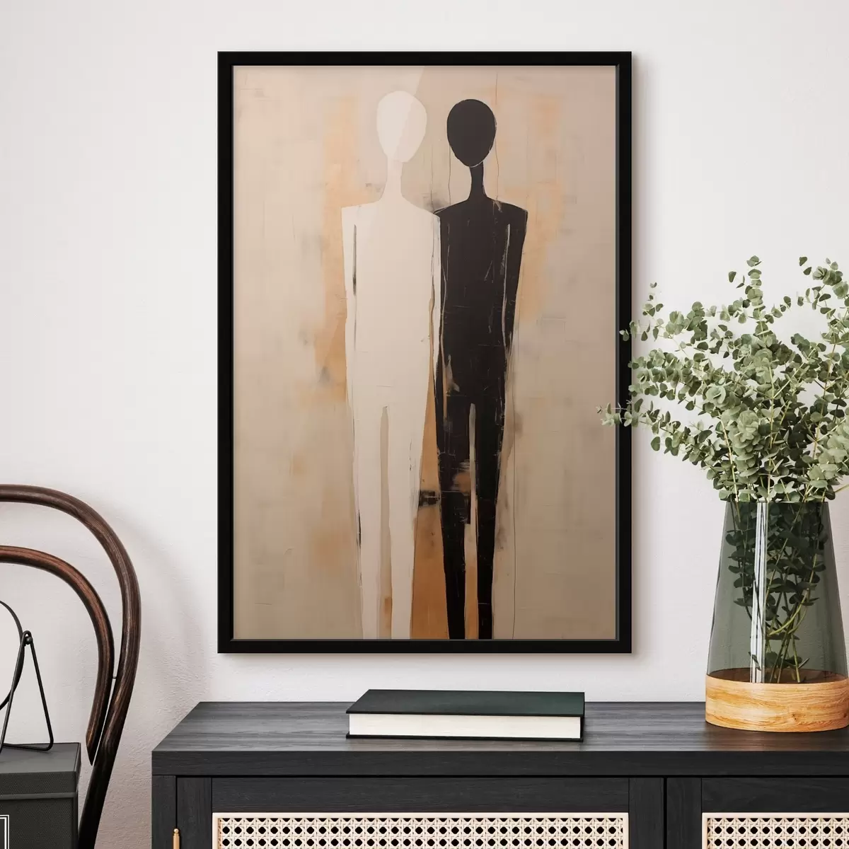 Poster Silueta a două figuri f45430