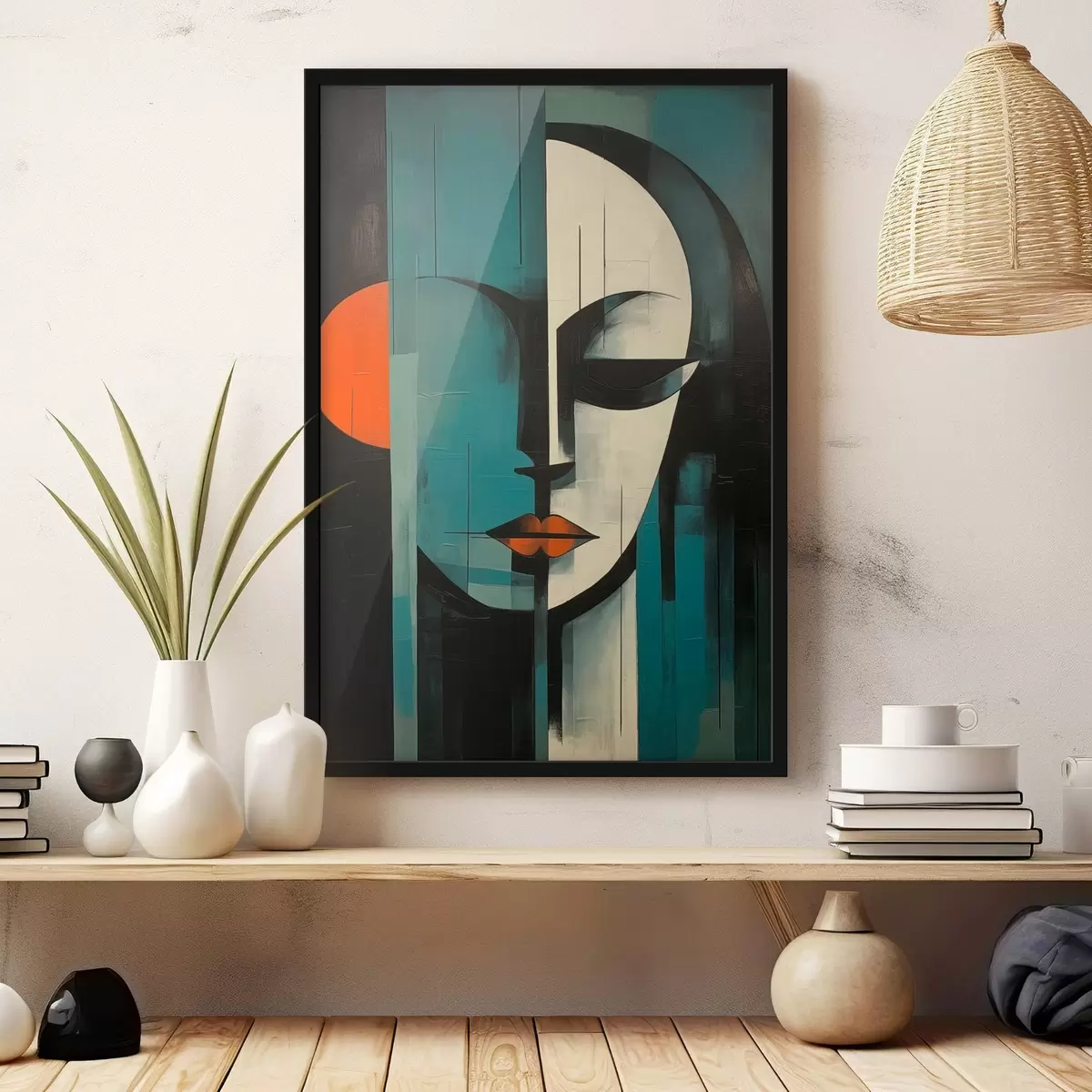 Poster Portret feminin abstract f45437