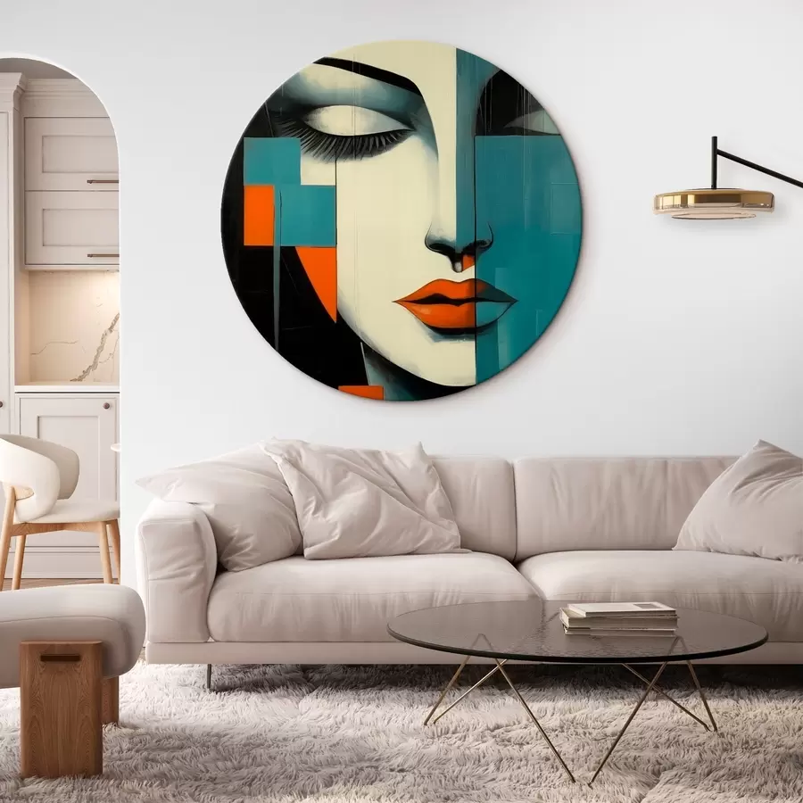 Tablouri Portret feminin abstract r45438