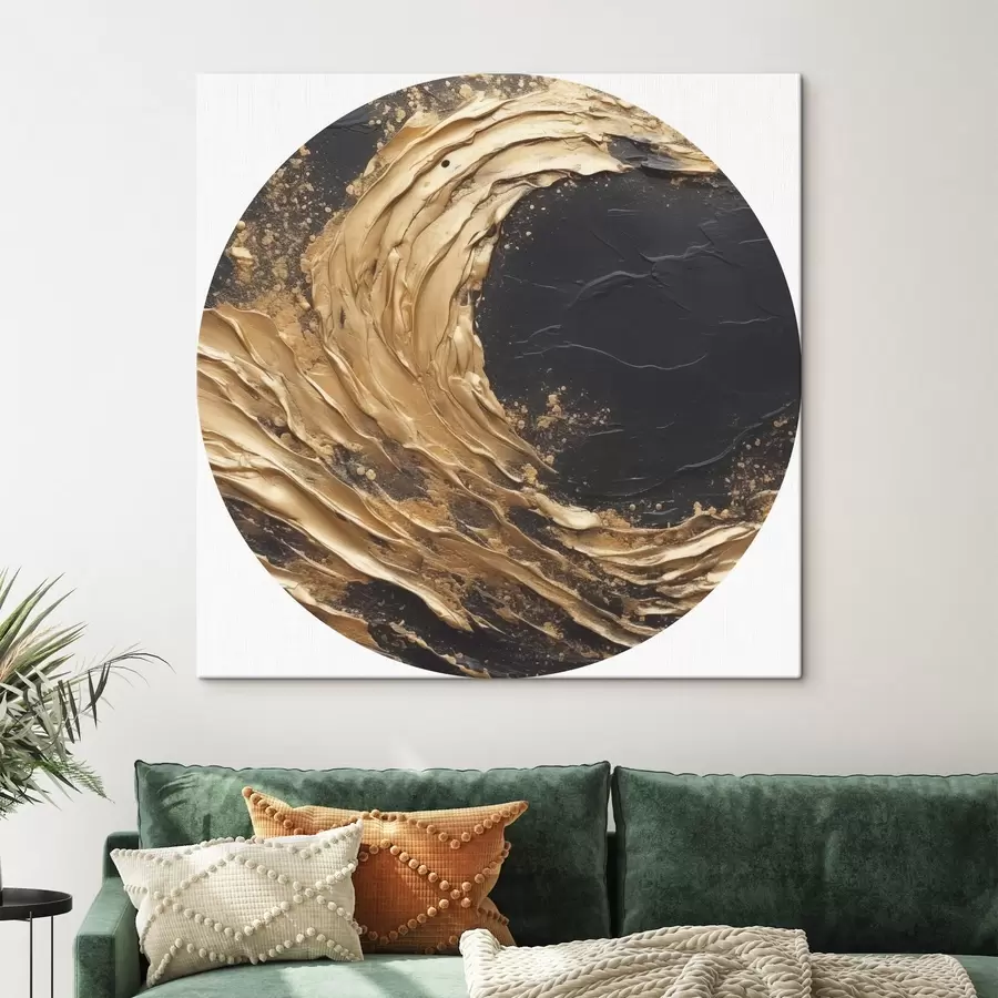 Tablouri Val abstract în tonuri portocalii r45441