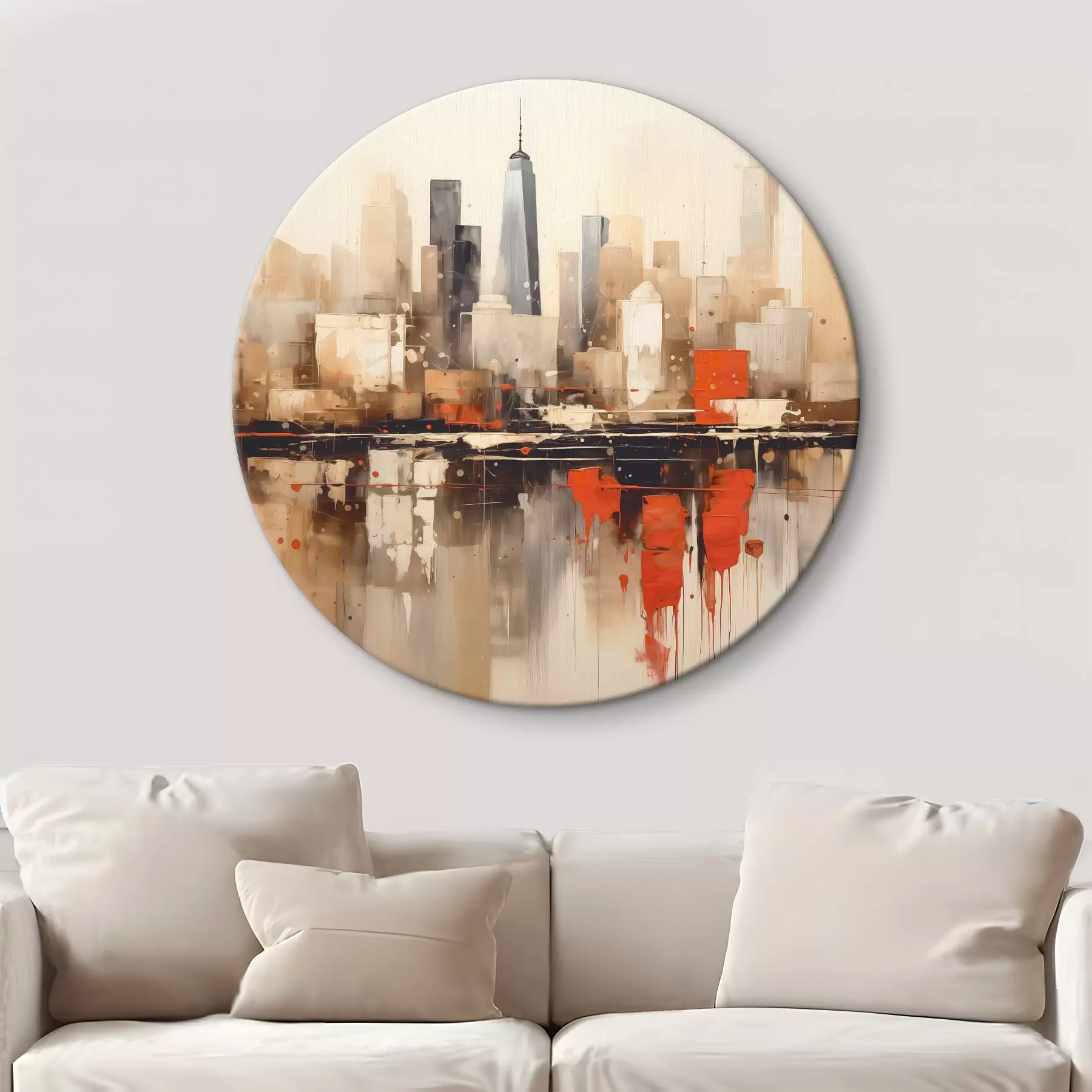 Tablouri Peisaj urban abstract r45368