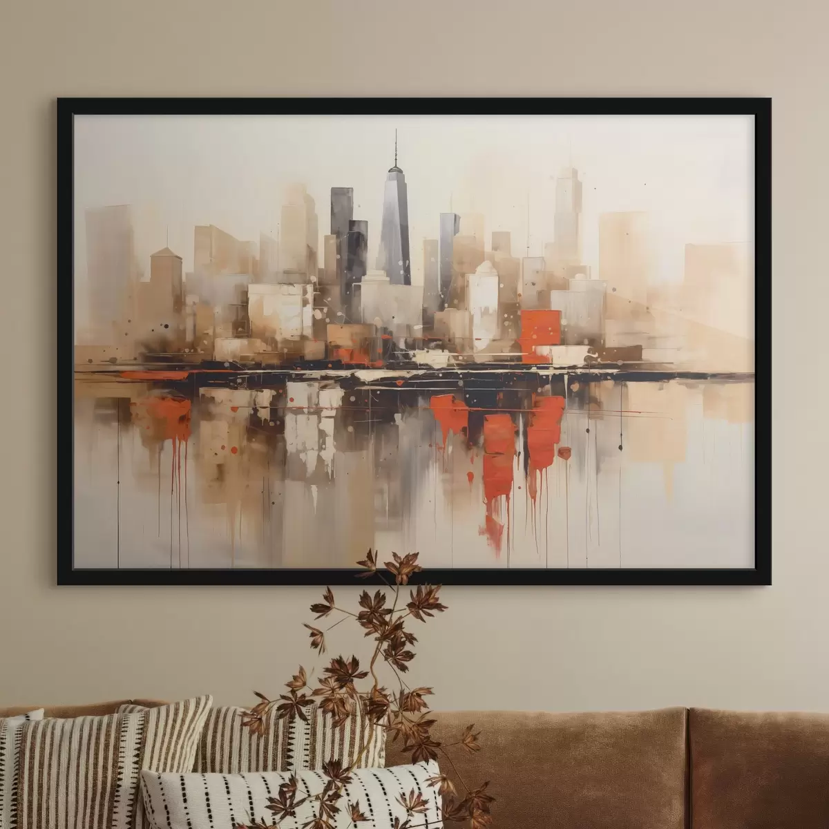 Poster Peisaj urban abstract f45368