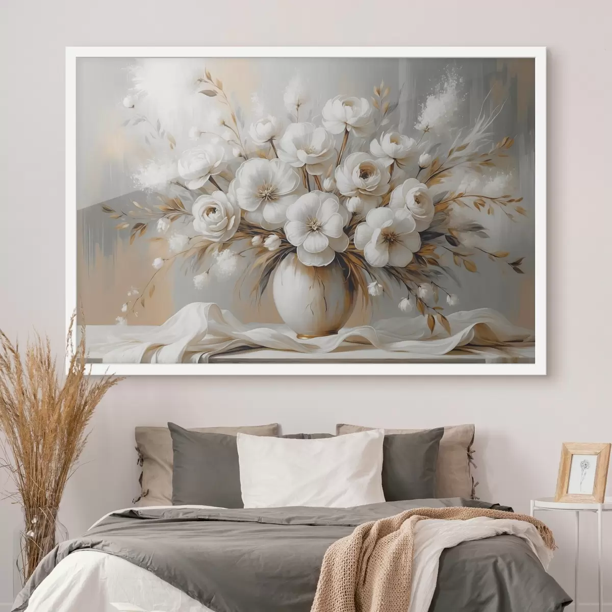 Poster Un buchet delicat de flori într-o vază f45375