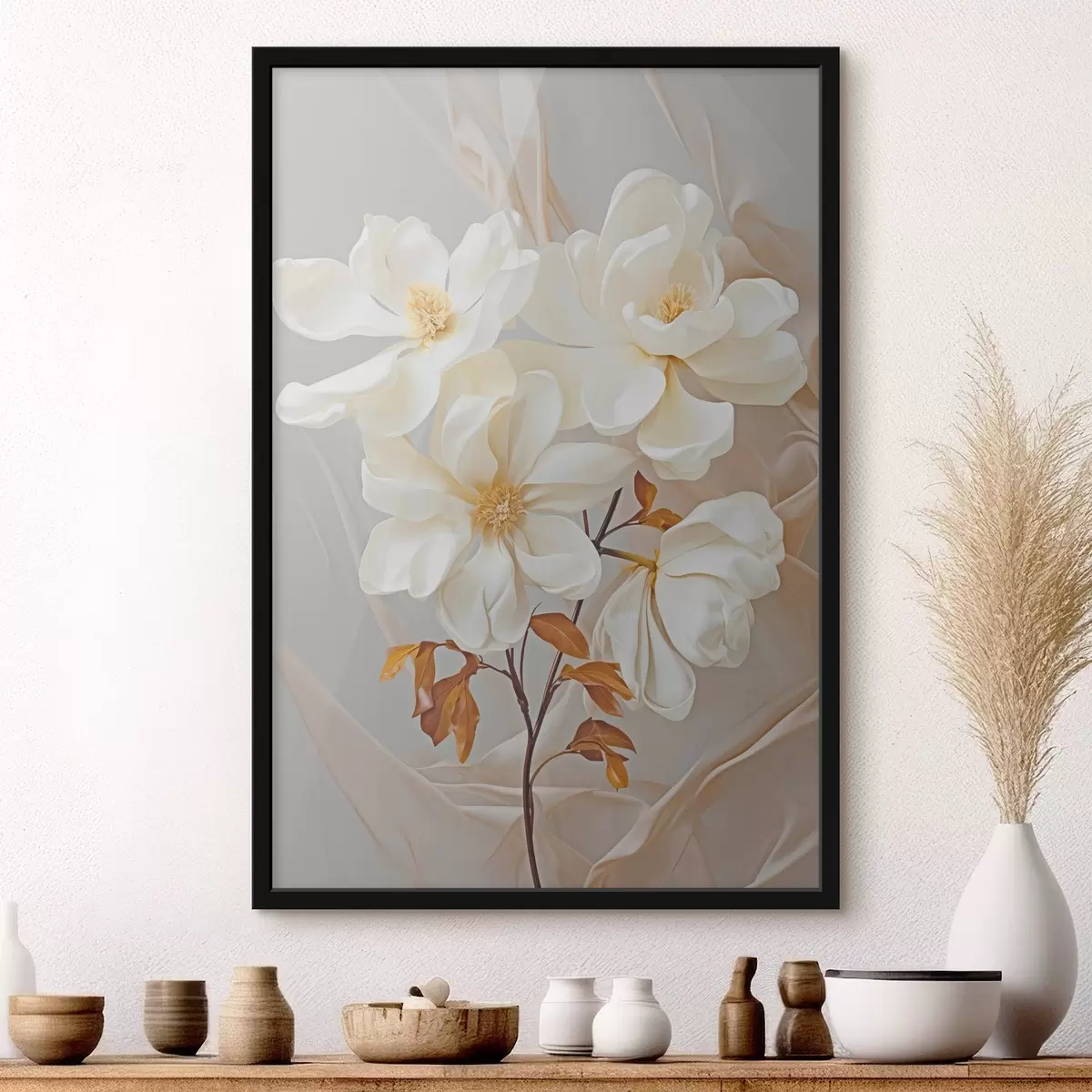 Poster Delicate flori abstracte f45378