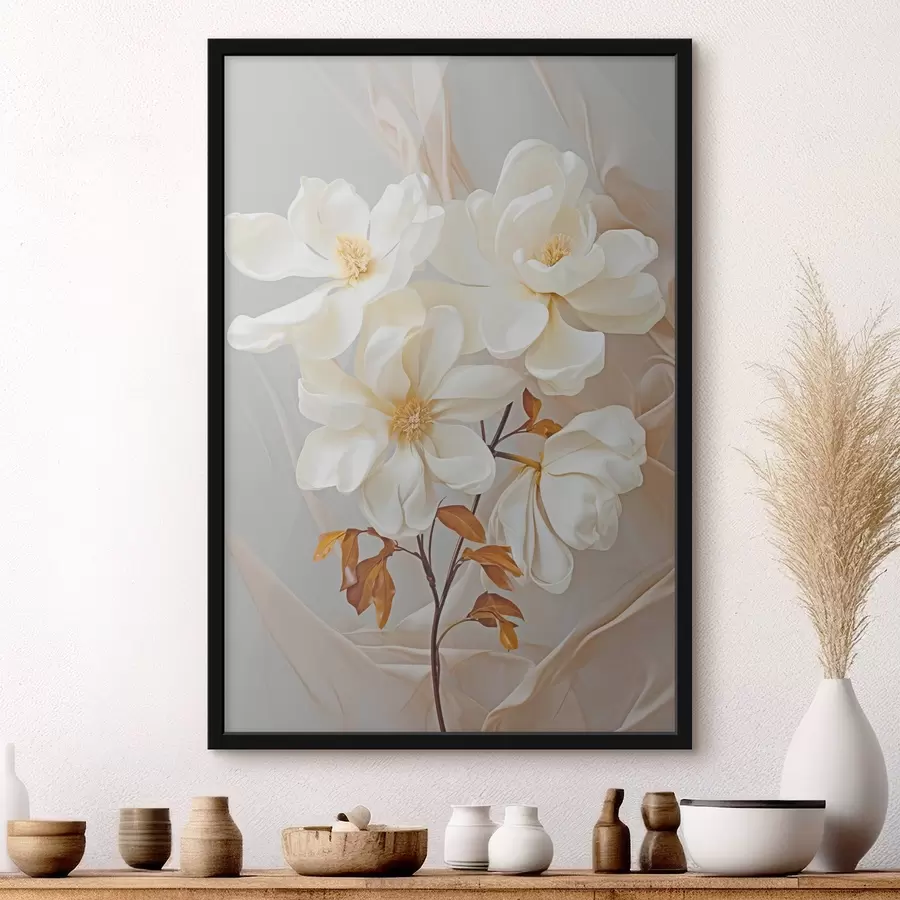 fototapet Delicate flori abstracte f45378