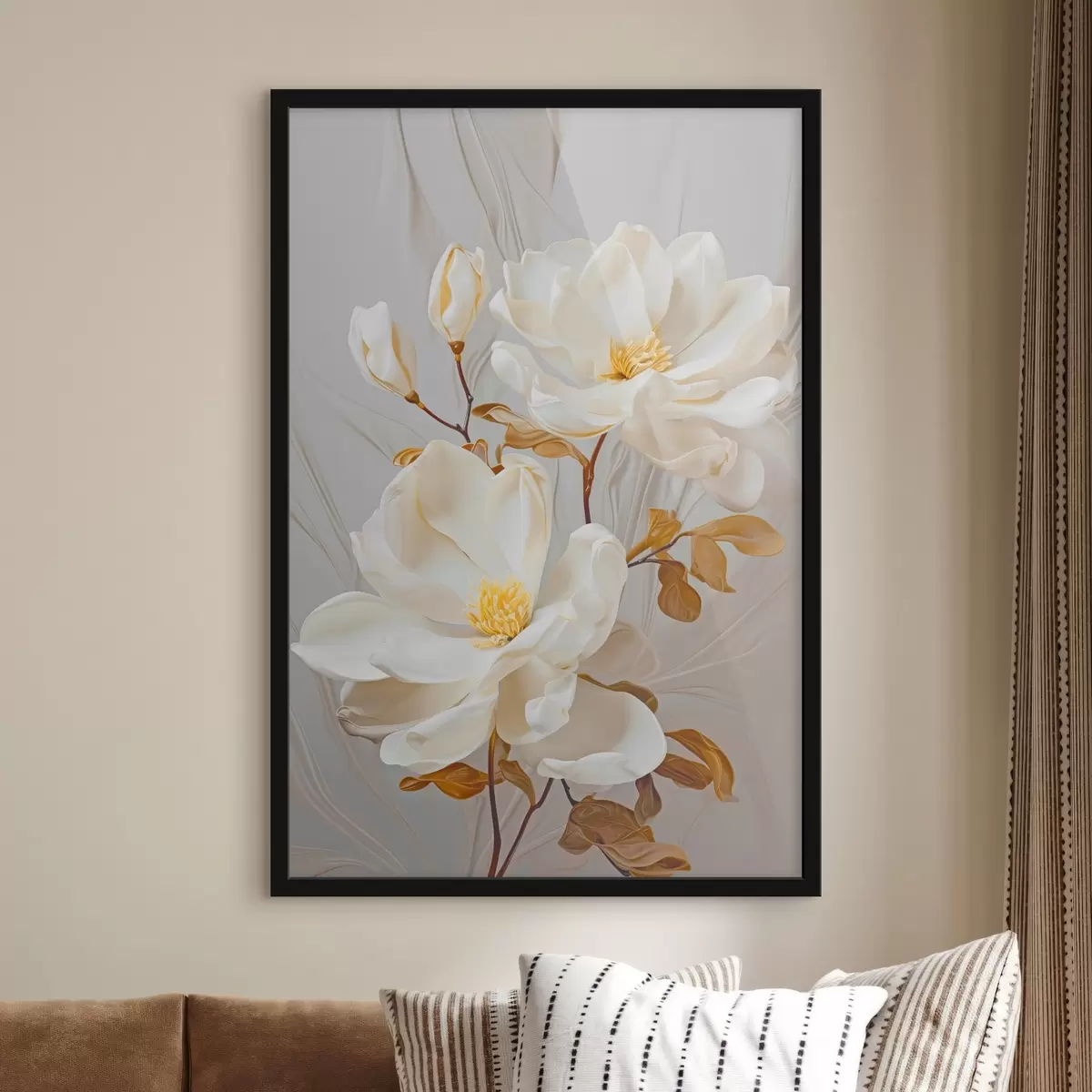 Poster Delicate flori abstracte f45446