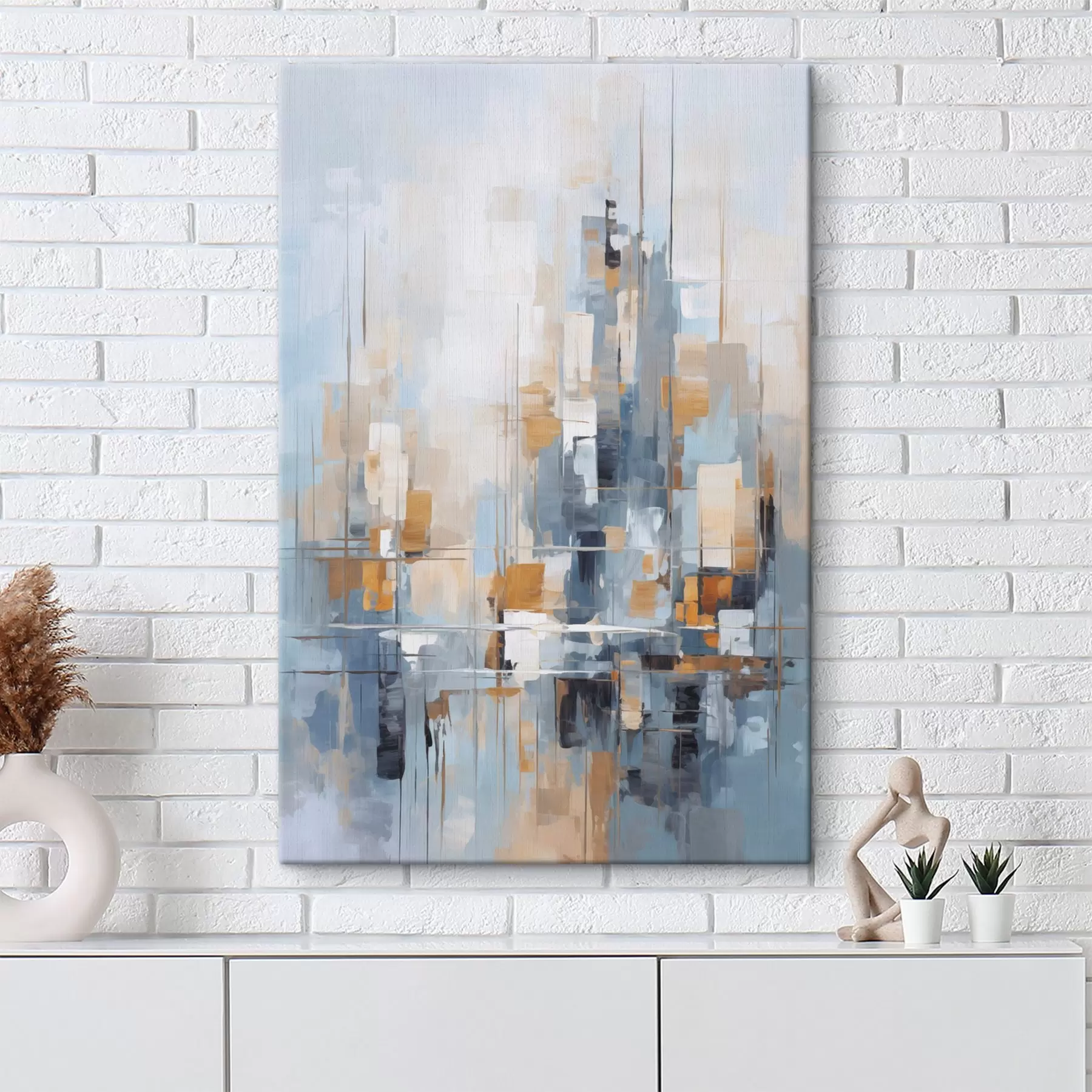 Tablouri Abstracție imitație de lovituri de pensulă s45455