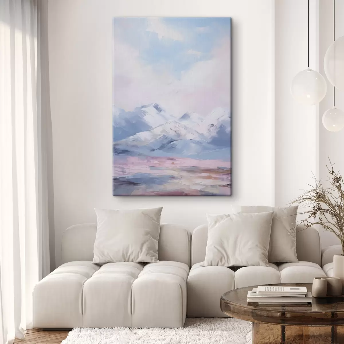 Tablouri Pictura de imitație a munților s45457