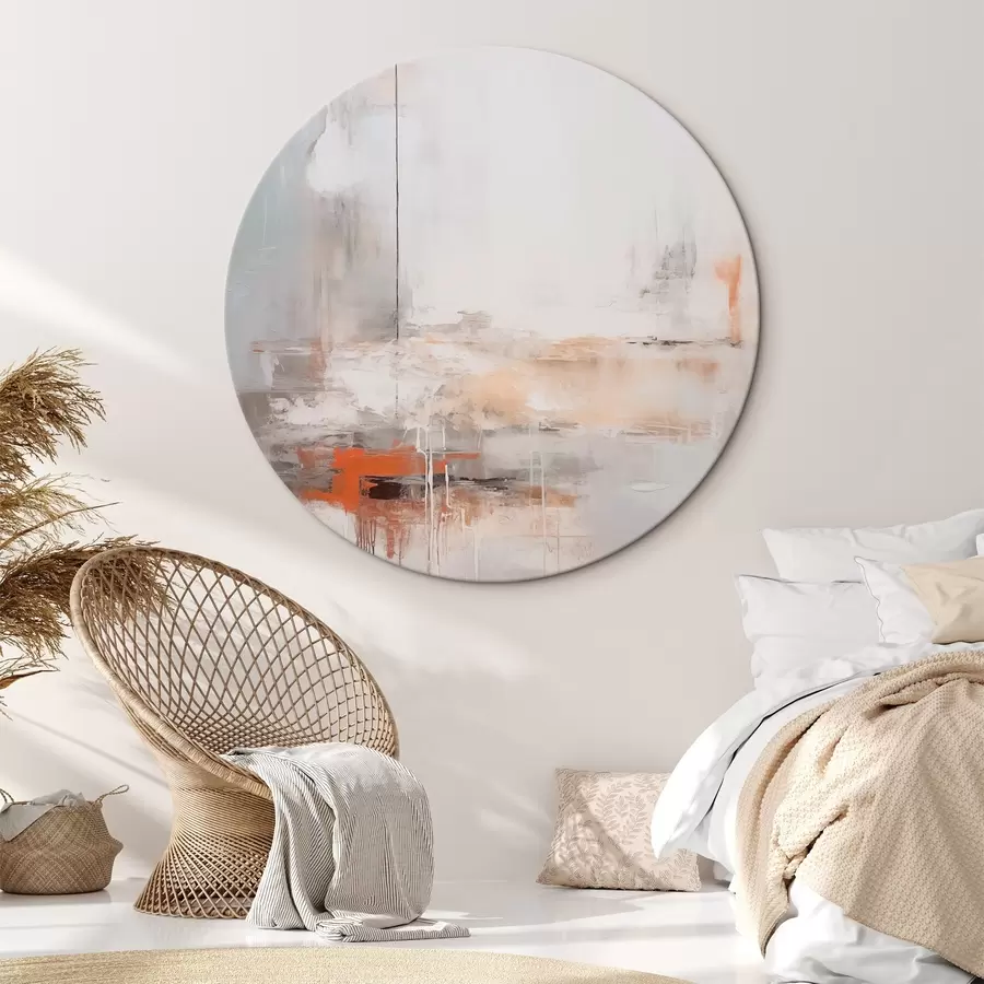 Tablouri Abstracție modernă cu imitație de textură uzată r45452