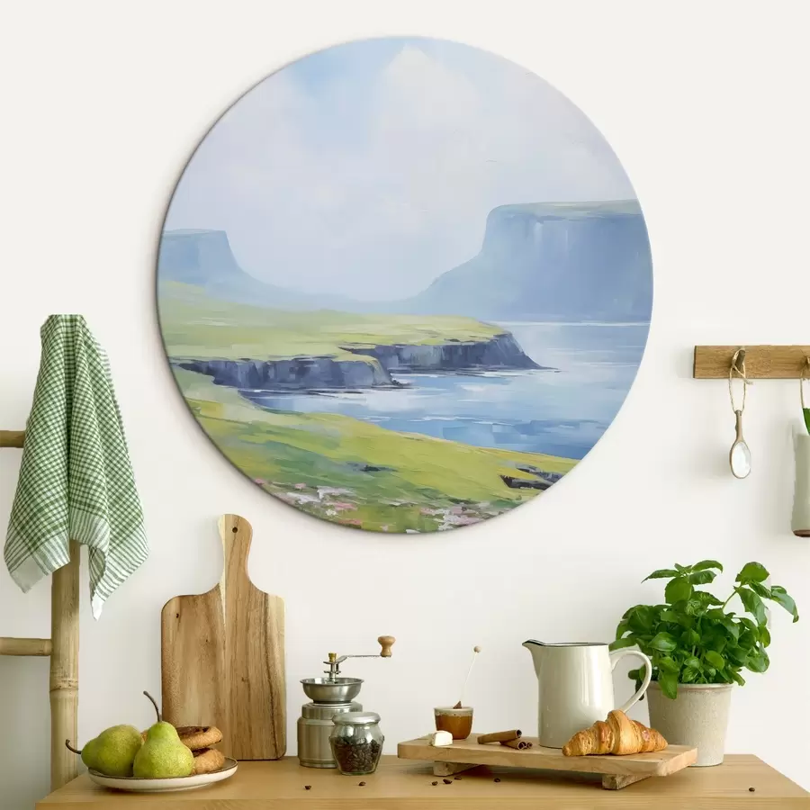 Tablouri Țărmul mării cu fiorduri în fundal r45460