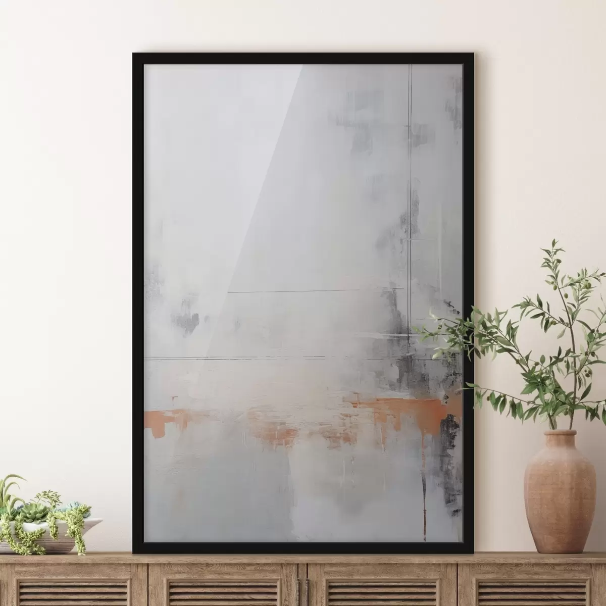 Poster Abstracție modernă cu imitație de textură uzată f45451