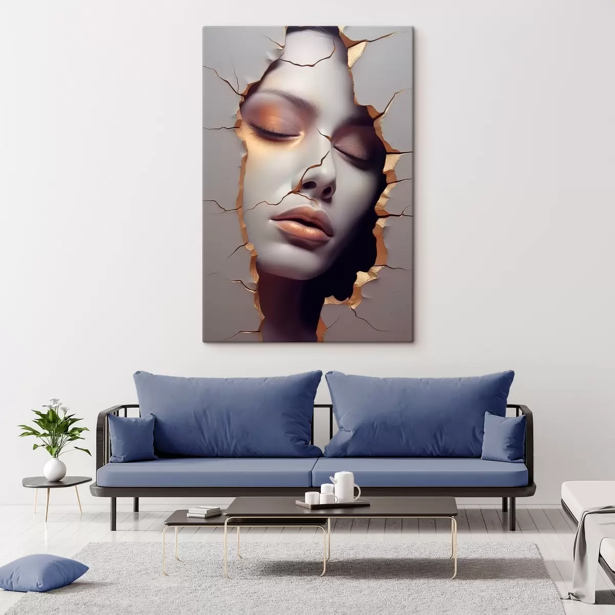 Tablouri Fața în crăpături s45461