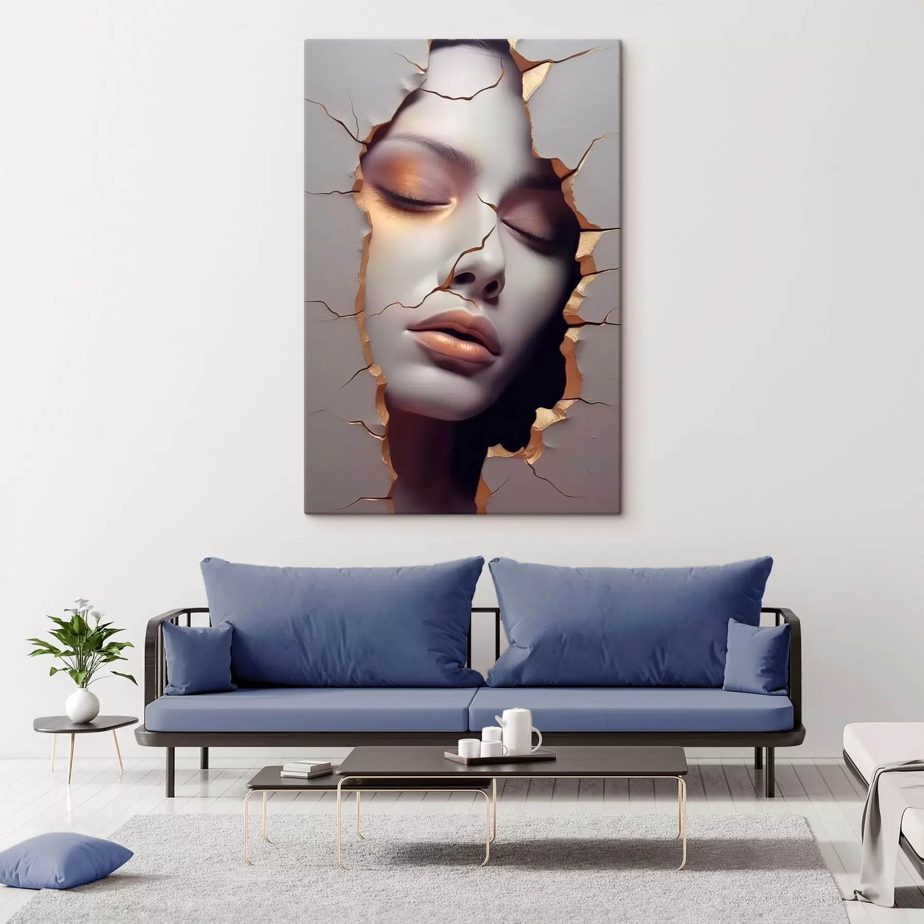 Tablouri Fața în crăpături s45461