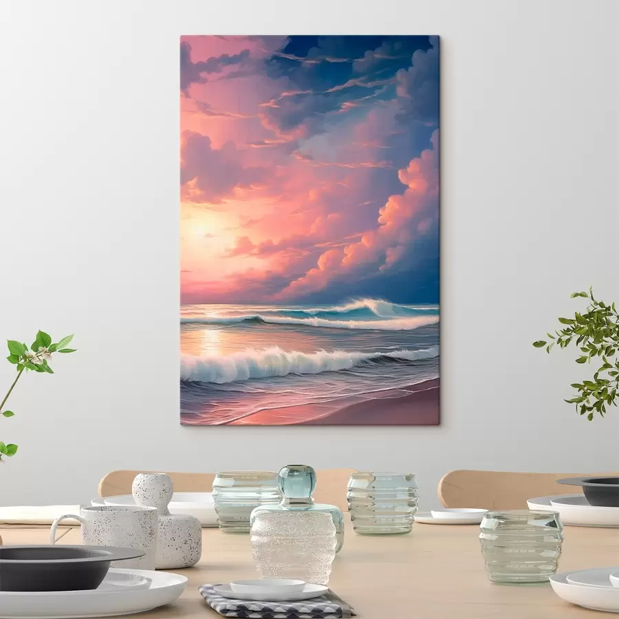 Tablouri Apus de soare la mare s45463