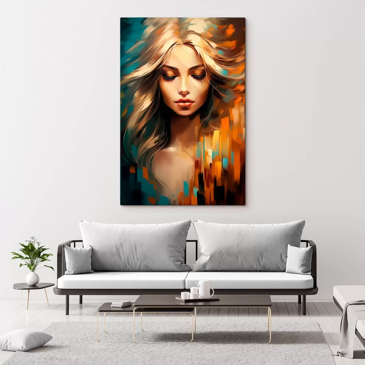 Tablouri Portret feminin abstract s45469