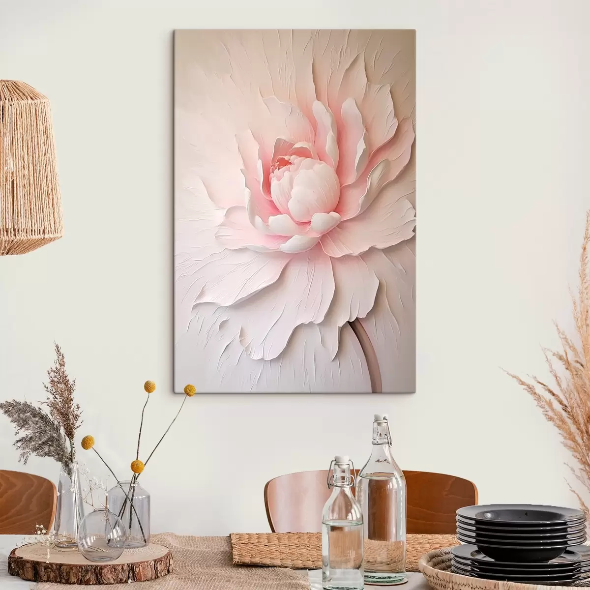 Tablouri Bujor roz mare s45470