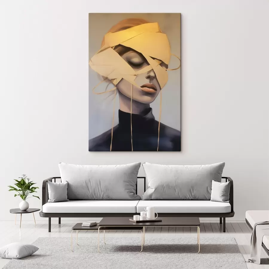 Tablouri Portret de femeie cu bandaj s45472