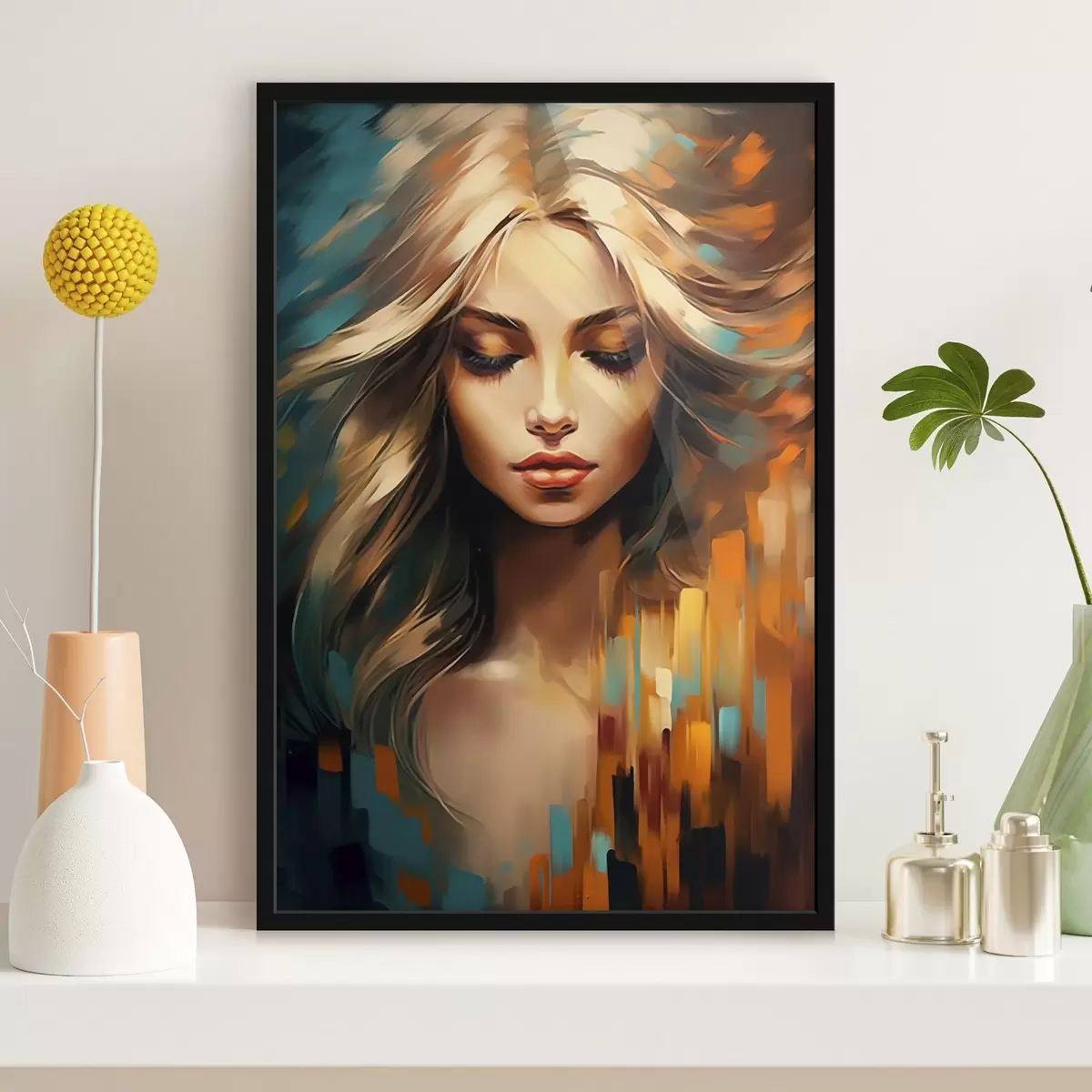 Poster Portret feminin abstract f45469