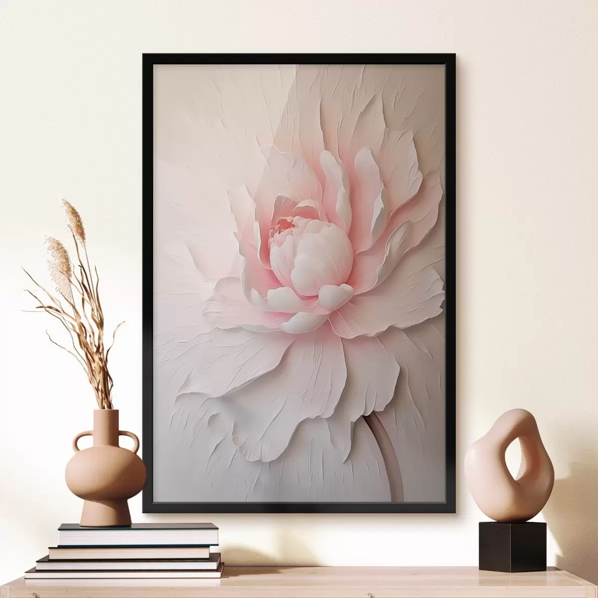 Poster Bujor roz mare f45470