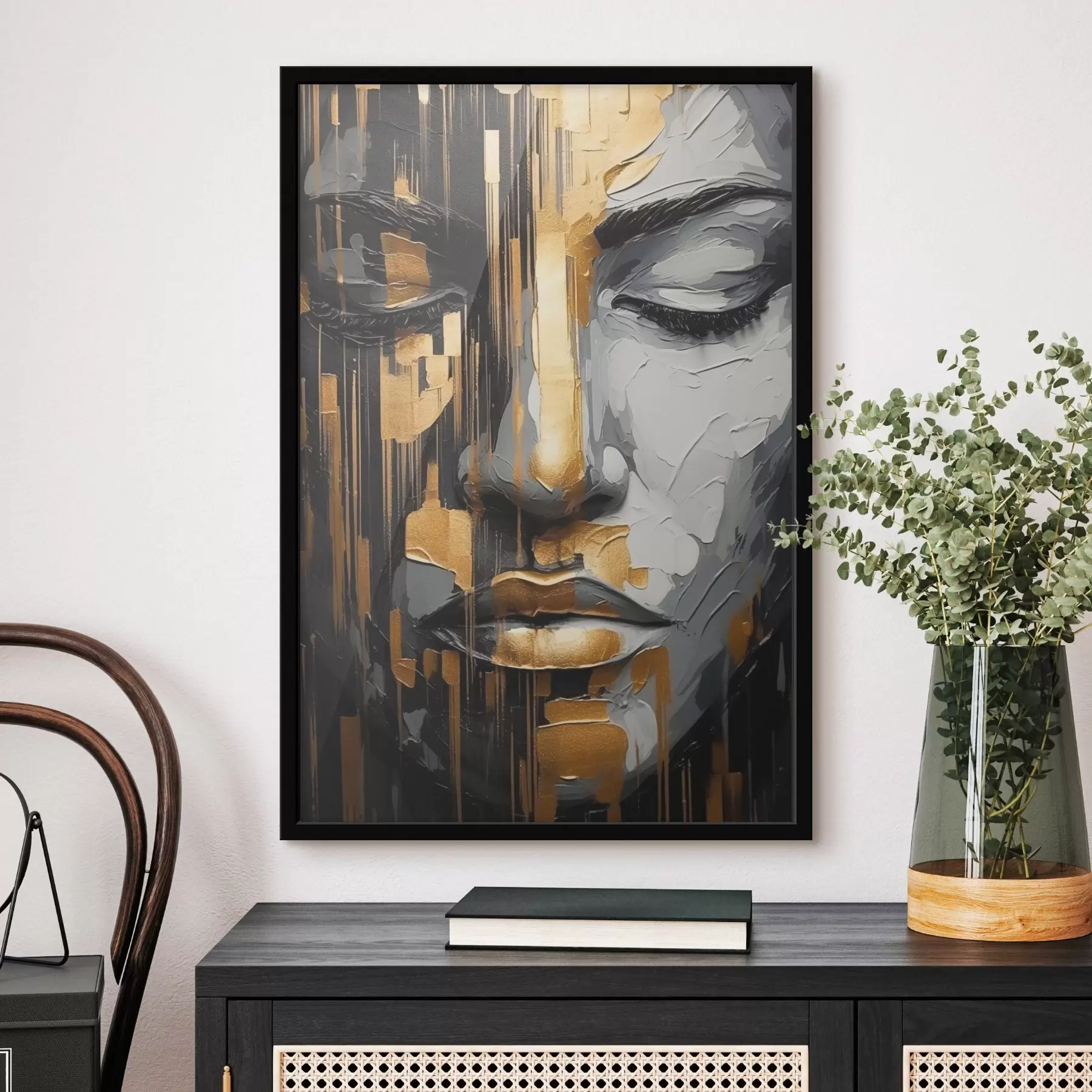 fototapet Portret feminin abstract f45475