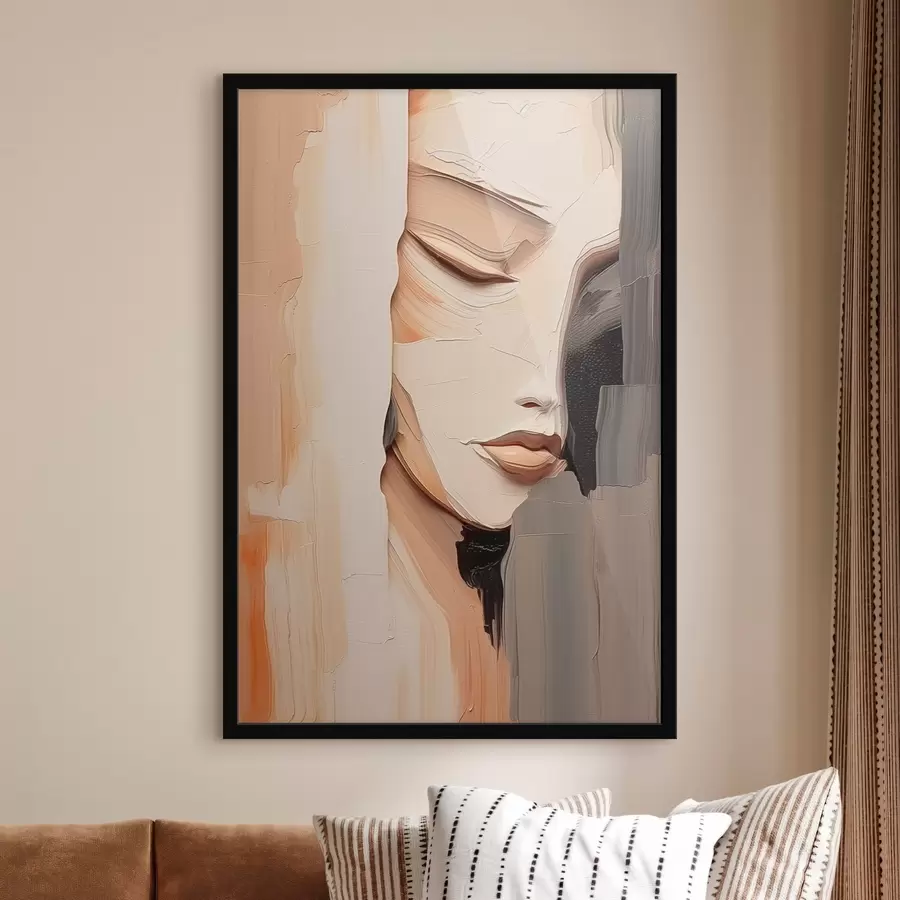 fototapet Portret feminin abstract f45478