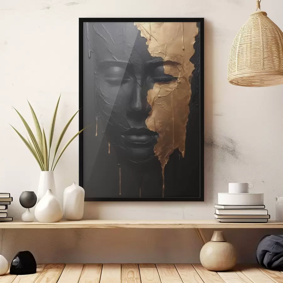 fototapet Portret feminin abstract f45480