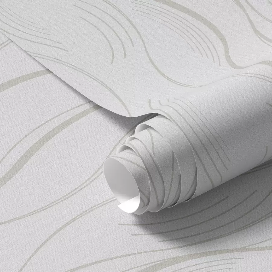 fototapet Linii ondulate cu lovituri suplimentare în stil modern a00482