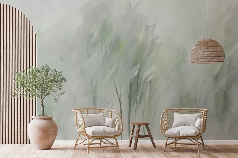 fototapet Pictura imitație copaci w04411