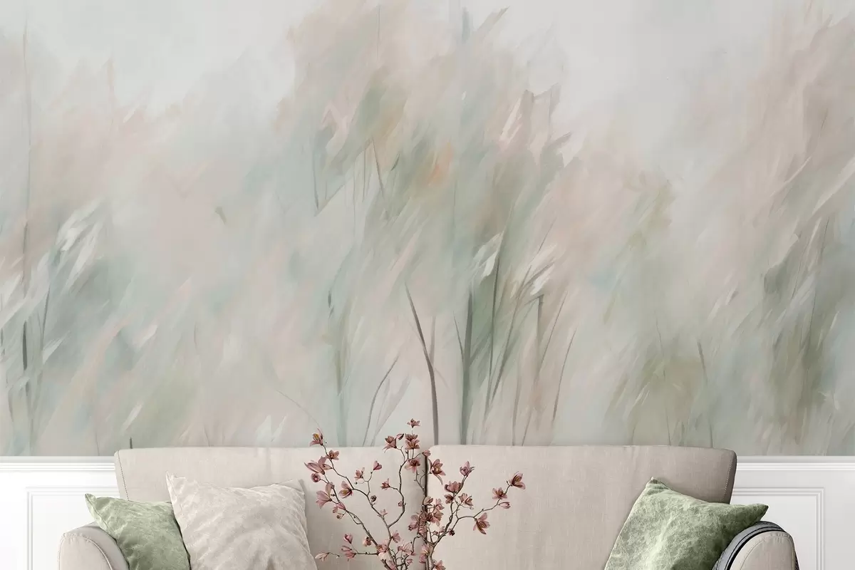 fototapet Pictura imitație copaci w04411v1