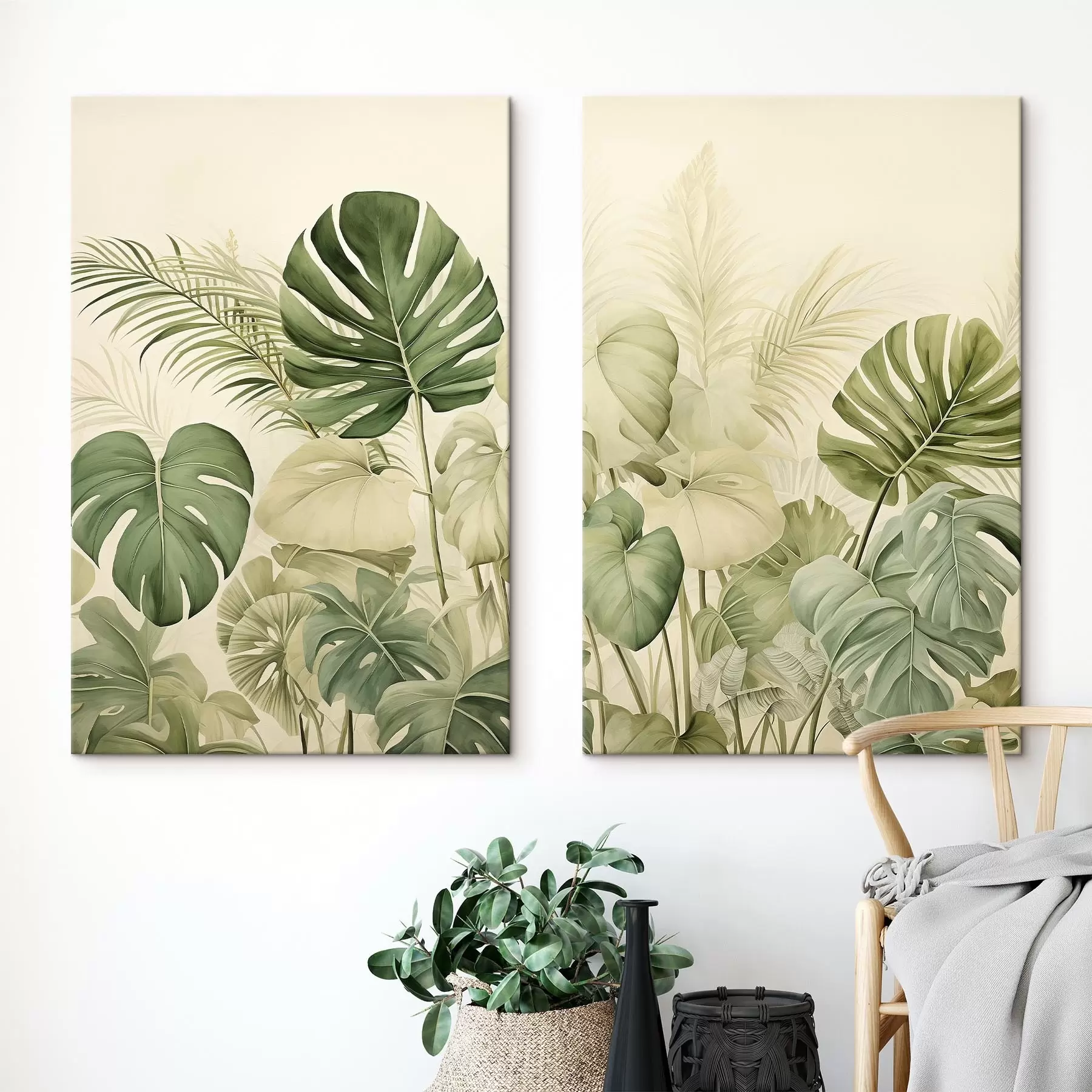 Tablouri Varietate de frunze tropicale m00669
