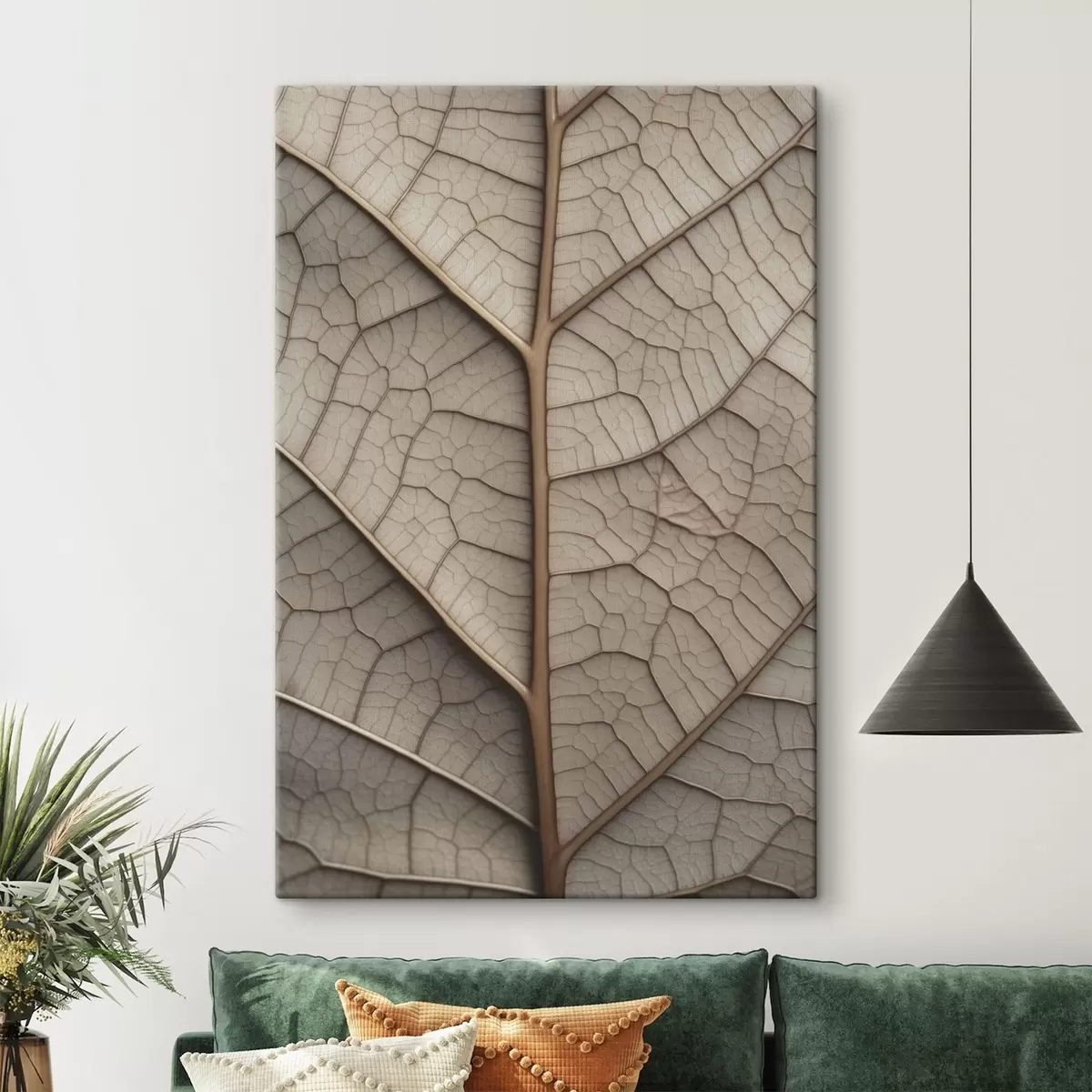 Tablouri Frunză uscată cu nervuri s45604