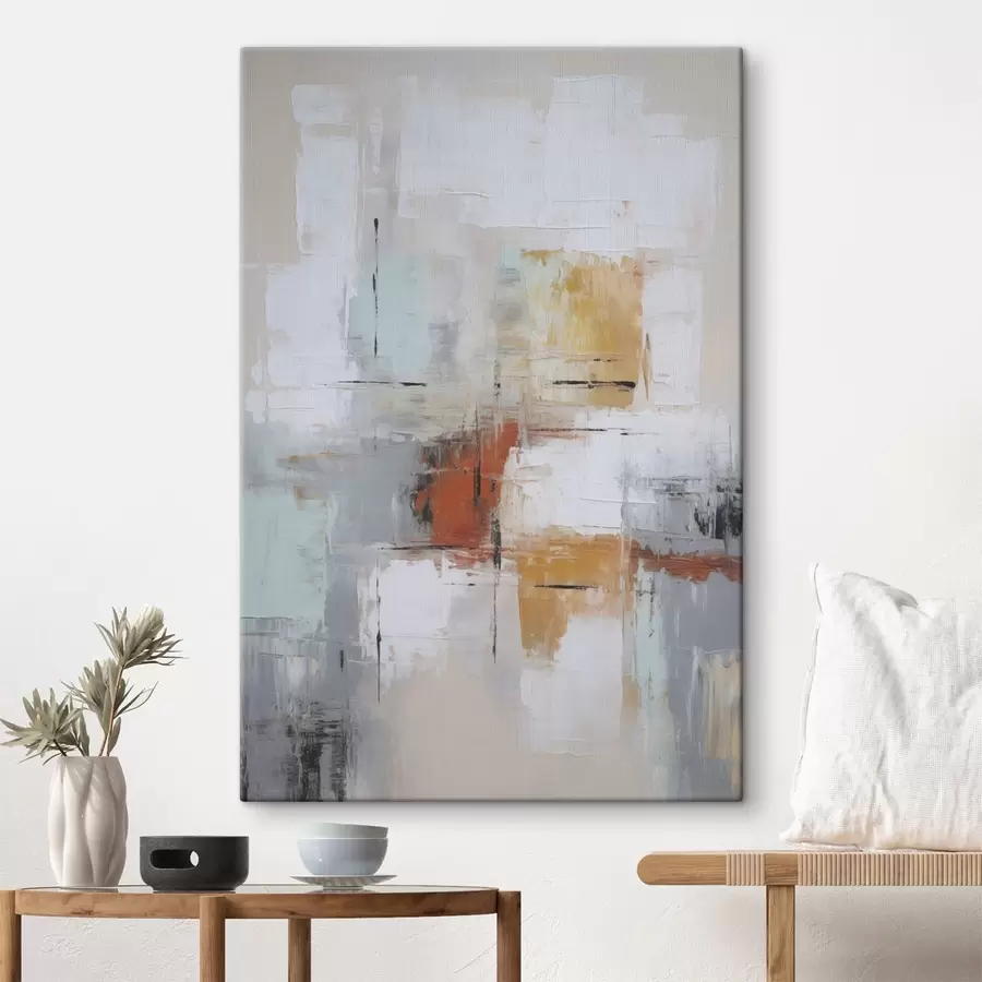 Tablouri Abstracție imitație de pictură și abraziuni s45634