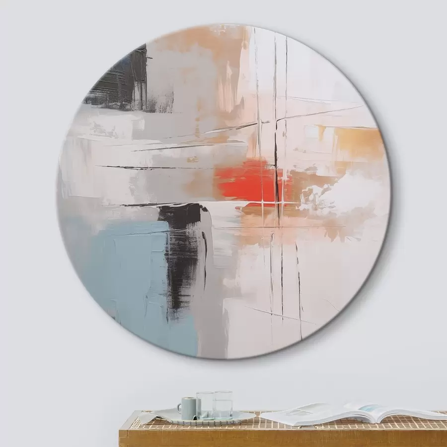 Tablouri Abstracție imitație de pictură și abraziuni r45635