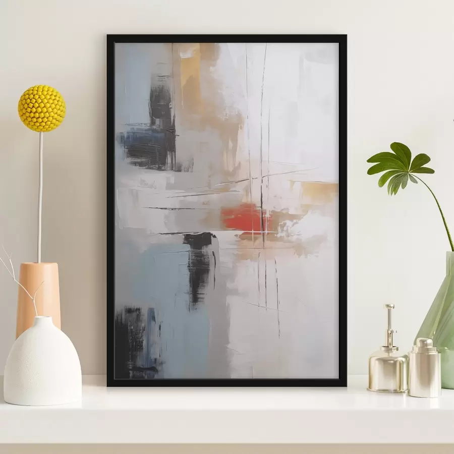 fototapet Abstracție imitație de pictură și abraziuni f45635